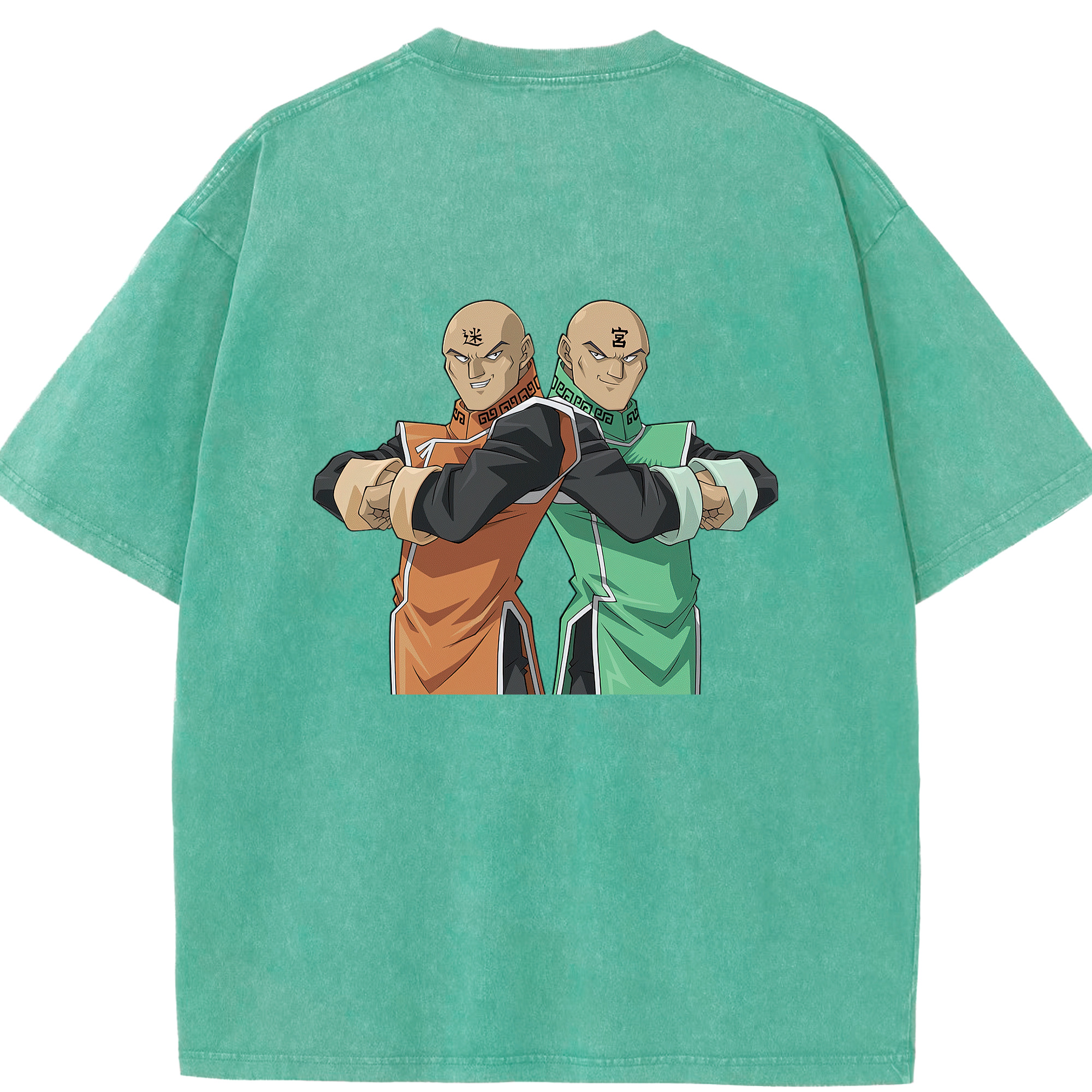 （画像用） 遊☆戯☆王 Yu-Gi-Oh! 綿100% ヴィンテージ風 半袖Tシャツ（背面プリント）